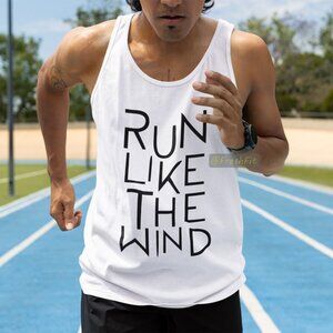 🆕Run Like The Wind White Tank Top